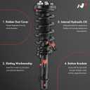 2 x A-Premium Front Complete Struts Compatible with Acura TSX 2009-2012 - 2x Replacement Suspension Shock Absorber with Coil Spring Assembly
