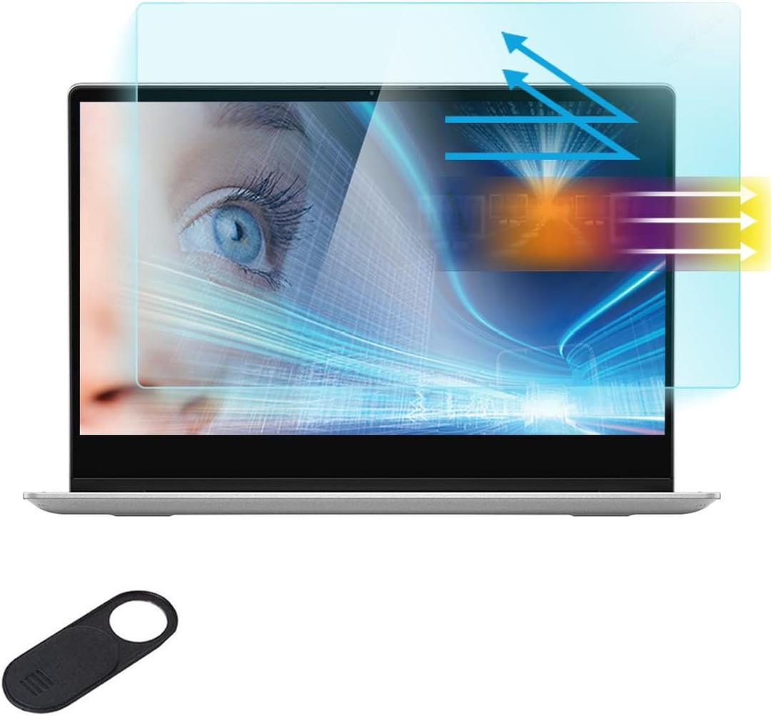 17.3-inch Anti Blue Light Screen Protector for HP/Dell/ASUS/Samsung/Lenovo/Acer/MSI/Razer Blade/LG 17.3 inch 16:9 Aspect Laptop (15" x 8.5"/W x H), Anti Glare Filter UV Blocker Eye Protection Film
