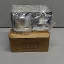 Salt Container With Lid And Spoon, Clear Seasoning Rack Spice Pots, 3 Piece Seasoning Box For Home Kitchen Caf Storing Salt Sugar Pepper Spice (2 Pieces)