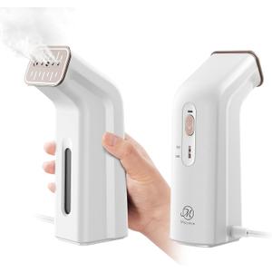 Portable Travel Steamer for Clothes,Dual Voltage & Wrong Voltage Alarm,100-240V Steamer & Iron 2 In 1,Integrated Large 170ml Tank Travel size,12-Min Continuous Steam,Fast Handheld Wrinkle Remover