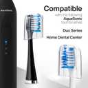 AquaSonic Genuine Duo Series Replacement Brush Heads | for Normal & Sensitive Teeth | Compatible with Duo Series & Home Dental Center Toothbrush Handles | NOT Compatible with Duo Series Pro