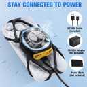 Jhua Bike Phone Holder Mount with Phone Cooler, Universal Phone Holder for Bike Handlebar Clamp, 360 Rotation Bicycle Motorcycle Phone Mount Holder for iPhone 16 15 14 Pro Max Plus 5.2-6.8" Cellphone