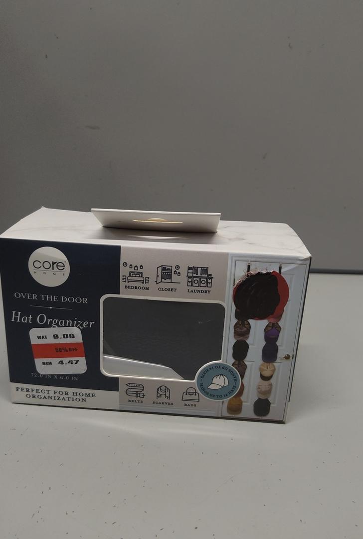 2 x Core home over the door hat organizer 2 pack, 72.0" x 6.0"