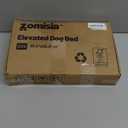 Outdoor Dog Cot Bed Tool-Free Assembly - Elevated Raised Dog Bed for Medium Pets, 35x25 Inch