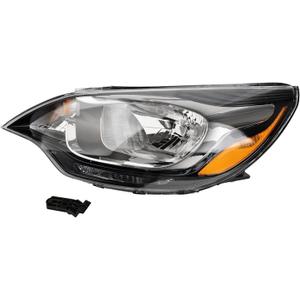Left Driver Halogen Headlight Assembly Compatible with 2012-2017 Kia Rio