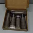 Flameless LED Candles with Timer Flickering Flameless Candles for Romantic Ambiance and Home Decoration Stable Acrylic Shell,with Embedded Star StringBattery Operated CandlesGrey, 5 Pieces