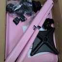 Salon Tray Cart Rolling Tray Spa Tray,Tattoo Tray Dental Tray Height Adjustable,Salon Tray on Wheels Premium Metal Rolling Trolley,Pink