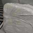 Sunsleek Chair Cushions for Dining Chairs, D-Shaped Seat Cushions with Removable Washable Cover and Ties, Chair Pads for Kitchen, Indoor Dining Room, Patio Chairs, 17'' x 16'', Set of 4, Beige