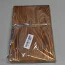 Geetery Book Stand Book Holder for Display Reading Textbook Holder Open Display Stand for Open and Closed, Cookbook, Magazines, Textbooks, Recipe(Dark Brown)