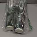 Coffee Cups, Leak-Free Food Safe Paper Cups 8oz 12oz 16 oz, Disposable Black Paper Cups for Cold and Hot Drinks,32 pc