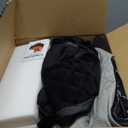 Dog Car Seat for Small/Medium Dogs Up to 35lbs,Elevated Cushion Fits in Front/Back Seat,Travel Safety Per Car Bed with Washable Removable Cover, Storage 2 Pockets Black-Grey