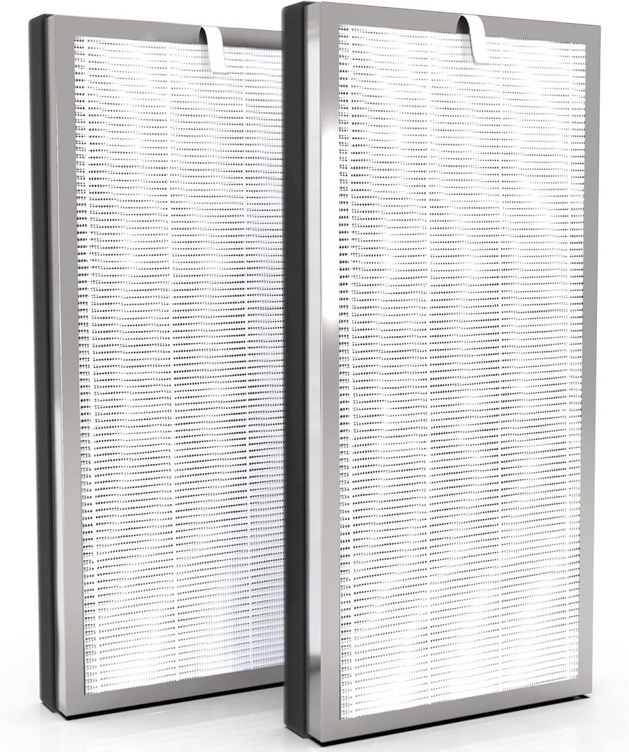 Replacement Air Filter, Compatible with MA40 Air Purifier; Vegebe 3-in-1 H13 True HEPA Air Filter, Compatible with Medify Air Air Purifier. 2 Pack