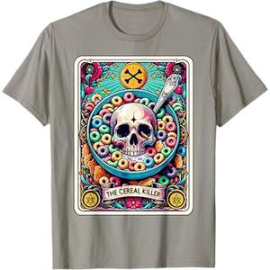 The Cereal Killer Funny Tarot Card T-Shirt (Small)