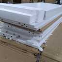 Tribesigns Shoe Cabinet with Doors, 7-Tier Shoe Storage Cabinet with Adjustable Shelves, Wooden Shoes Rack Shoe Storage Organizer for Entryway, Hallway, Closet, Living Room, Wood and Gold