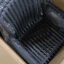 Novogratz Bennett Stacking Dining Chairs by The, 4 Pack, Charcoal