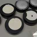 LED Puck Lights with Remote Control, Battery Operated Wireless Closet Light, Under Cabinet Lighting Stick on Tap Push Lights, Color Changing Under Counter Light for Kitchen, 6 Pack - Black