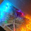 LJLNION 300 LED String Lights Outdoor Indoor, Extra Long 98.5FT Christmas Lights, 8 Lighting Modes, Plug in Waterproof Fairy Lights for Wedding Party Bedroom Decorations (Multicolor)