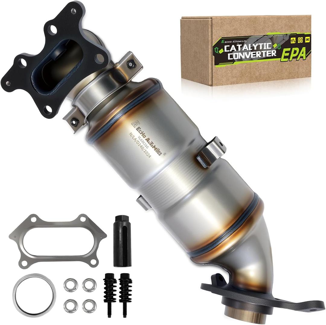 Front Catalytic Converter Compatible with Honda Civic 2006 2007 2008 2009 2010 2011 1.8L L4, Catalytic Convertor EPA Compliant 16641