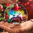 2024 Gaming Ornament  Video Game Christmas Ornament, Gamer Gift for Him, Her, Boyfriend, or Husband, Geek Room Decor for Teenage Boys