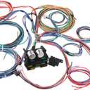 Extra Long Wires 12 Circuit Wiring Harness Kit
Have more Functions Universal Fuses Wire Harness, Compatible with Ford Chevy Mopar GM Hot Rod Rat Rod Truck and More