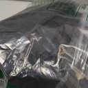 10x10 Canopy Replacement Top with Air Vent Silver Coated for Straight Leg Canopy Frame, (Black)