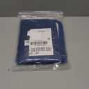 Soft U-Shaped Bathroom Rug, Memory Foam Bath Mat, Non Slip Water Absorption Dry Fast Toilet Mat, Bathroom Floor Mat Navy Blue 1.3 x 1.6 Feet