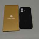 Miracase Compatible with iPhone 16 Case, [Soft Anti-Scratch Microfiber Lining], Compatible with MagSafe, Liquid Silicone Case Shockproof Drop Protection Phone Case for 16,Black