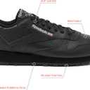 Reebok Classic Leather Sneakers for Men, Casual Tennis Mens Shoes, Core Black/Core Black/Pure Grey5, 9