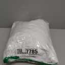 PLOYMONO White Fitted Tablecloth, 2 Pack Table Clothes for 4 FT Rectangle Table, (48x24 Inch) Polyester Fabric Cover for Trade Craft Show, Buffet, Banquet, Wedding