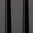 Wondise Halloween Flameless Taper Candles with Remote & Timer, 2 Pack Black Halloween Candles Battery Operated LED 3D Wick Flickering Candles for Halloween Table Decorations