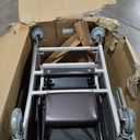 Drive Medical 4 Position Clinical Care Geri Chair Recliner, Reclining Padded Chair with Armrests, Chocolate