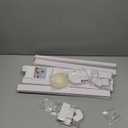 Delamu 157in Cord Hider Wall, TV Cable Hider Cord Covers for Wires on Wall, Large Cable Management Raceway, Paintable Wire Hiders Wire Covers for Cords for TV on Walls, 10 X L15.7 W1.18 H0.6in, White