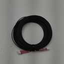 100 Feet (30 Meters) Armored OM4 LC to LC Fiber Patch Cables, 10gb/40gb/100gb Multimode LC Fiber Optic Cable Indoor/Outdoor, Duplex MMF 50/125m LC, LSZH Black OD-3.0mm, Length Options: 5m~500m