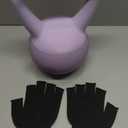 Soft Kettlebell, Safe Strength Training Kettle bell, Cushioned Impact-Resistant Base and Anti-Slip Grip Weight, Kettlebells Set for Home Workouts and Men/Women/Beginners,With Non-slip Gloves (10 LB, Purple)