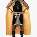 Morph Deluxe Egyptian Pharaoh Costume for Men - Adult Pharaoh Halloween Outfit - Ancient Egyptian Dress Up Large