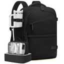 LOVEVOOK Travel Backpack for Women & Men, 40L Carry on Backpack Airline Approved, Large TSA Personal Item Travel Bag fits 17.3" Laptop, Business Weekender Bag for Essentials, 4Pcs