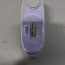 Electric 2-in-1 Nail Clipper & Polisher, 2-Speed Safe Fingernail Trimmer for All Ages, Rechargeable Automatic Nail Clipper with Light, Manicure Set for Baby Kids Seniors & Weak Hands