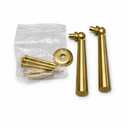 Solid Brass Kitchen Cabinet knobs, Brushed Gold Drop Pulls for Dresser and Drawers, Modern Cupboard Wardrobe Pendant Knob, Bedroom Bathroom Cabinet Knob