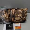 VERGOO Graphene Mens Heated Jackets with 18400mAh Battery Pack Winter Waterproof Electric Self Heating Coat with Hood, Size M