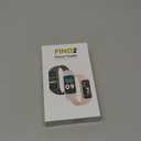 FITVII FINO 2 Slim Fitness Tracker, Smart Watch with Blood Oxygen, Sleep Monitor, 24/7 Heart Rate & Blood Pressure, IP68 Waterproof Health Activity Trackers with Calories Step Counter for Women Men (Black)