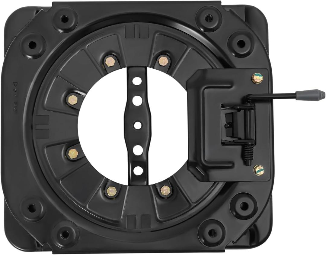 360 Rotating Seat Swivel Base, Heavy Duty 286.6 lbs Load Capacity Cold Rolled Steel Plate Car Chair Swivel, Universal Seat Mount for RVs, Vans, Campers, Trucks, Buses, Commercial Vehicles (A)