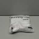 RUNNING GIRL Sports Bras for Women, Medium-High Impact Running Strappy Sports Bra with Removable Pads (Large, White)