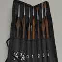 Nicpro 7pcs Kolinsky Sable Miniature Paint Brushes, Professional Fine Detail Paint Brushes with Cloth Roll, Round Point Artist Brush Set for Miniatures, Acrylic & Figures, Model, Watercolor Details