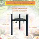 Drink Dispensers Stand For Party. Universal Beverage Dispensers Stand Adjustment Range 7.1 to 11.5 inches Wide, Holder For Most 1 to 3.5 Gallon Beverage Dispensers (stand only)