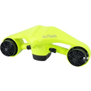Asiwo Underwater Scooter, Sea Scooter Dual Motors with Action Camera Mount for Kids/Adults, Water Scooter 40M Waterproof for Scuba Diving Snorkeling Pool Sea Adventures