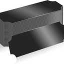 30 Pcs Name Plates Laser Engraved Plaques Personalized Engraved Laser Engraving Blanks Name Plate for Desk Custom Name Tag Badge Frame Metal Plate with Adhesive Backing for DIY (1 x 2.5" Black)