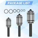 3 PCS Exhaust Pipe Expander Set, 1-1/8" to 3-1/2" Tail Pipe Expander Tool Set, Muffler Pipe Expander Set Compatible with Most Vehicles and Trucks, Automotive Tool Kit for Tail Pipe Tube