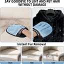 Pet Hair Removal Glove,Upgraded Five-Finger Electrostatic Pet Hair Removal Gloves,Cat and Dog Hair Removal Device,Cat Beauty Gloves,Suitable for Sofa&Furniture&Clothing Magic Brush (2PCS)