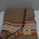 Chubbuck 100% Wool Blanket Camping (60" x 84") - Large Warm Blanket for Camping, Emergency, Outdoor Concerts and Home Use - Fire Retardant, Soft and Warm Blankets for Winter (Forest)