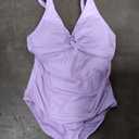 Holipick Women Tummy Control One Piece Swimsuit - Push Up Bathing Suit Full Coverage Slimming Swimwear (XXL)